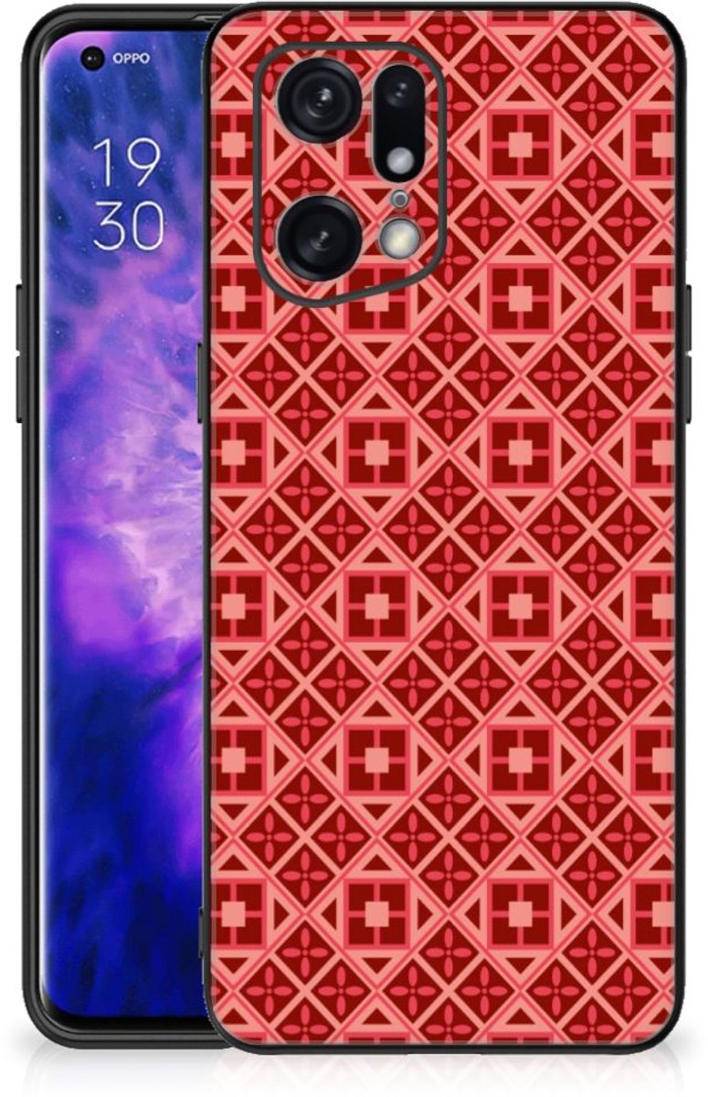 OPPO Find X5 Pro Back Case Batik Rood