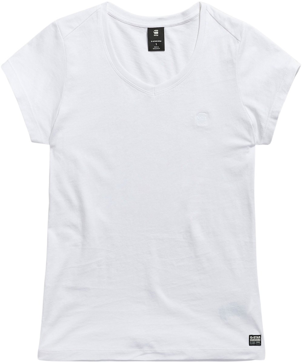 G-Star Eyben slim v t 2.0 wmn Dames Tops Wit