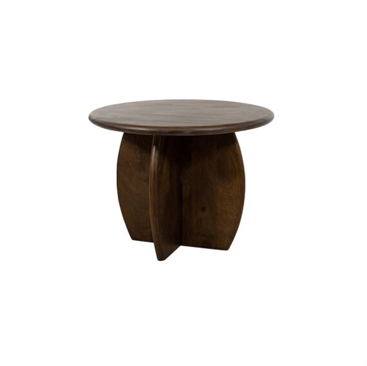 MySons Salontafel Belly rond Ø60 cm mangohout - walnoot bruin