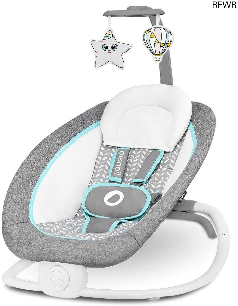 RFWR® Comfortabele Wipstoel met Verstelbare Rugleuning en Melodieën - Compact en Lichtgewicht