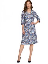 Korte losse jurk met 3/4 mouwen met print