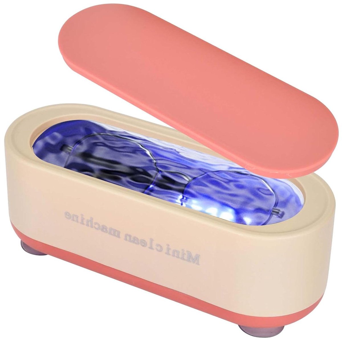 All-in-One Ultrasoon Reinigingsapparaat - 47 kHz - 350 ml - Professioneel - Sieraden - Tanden - Roze