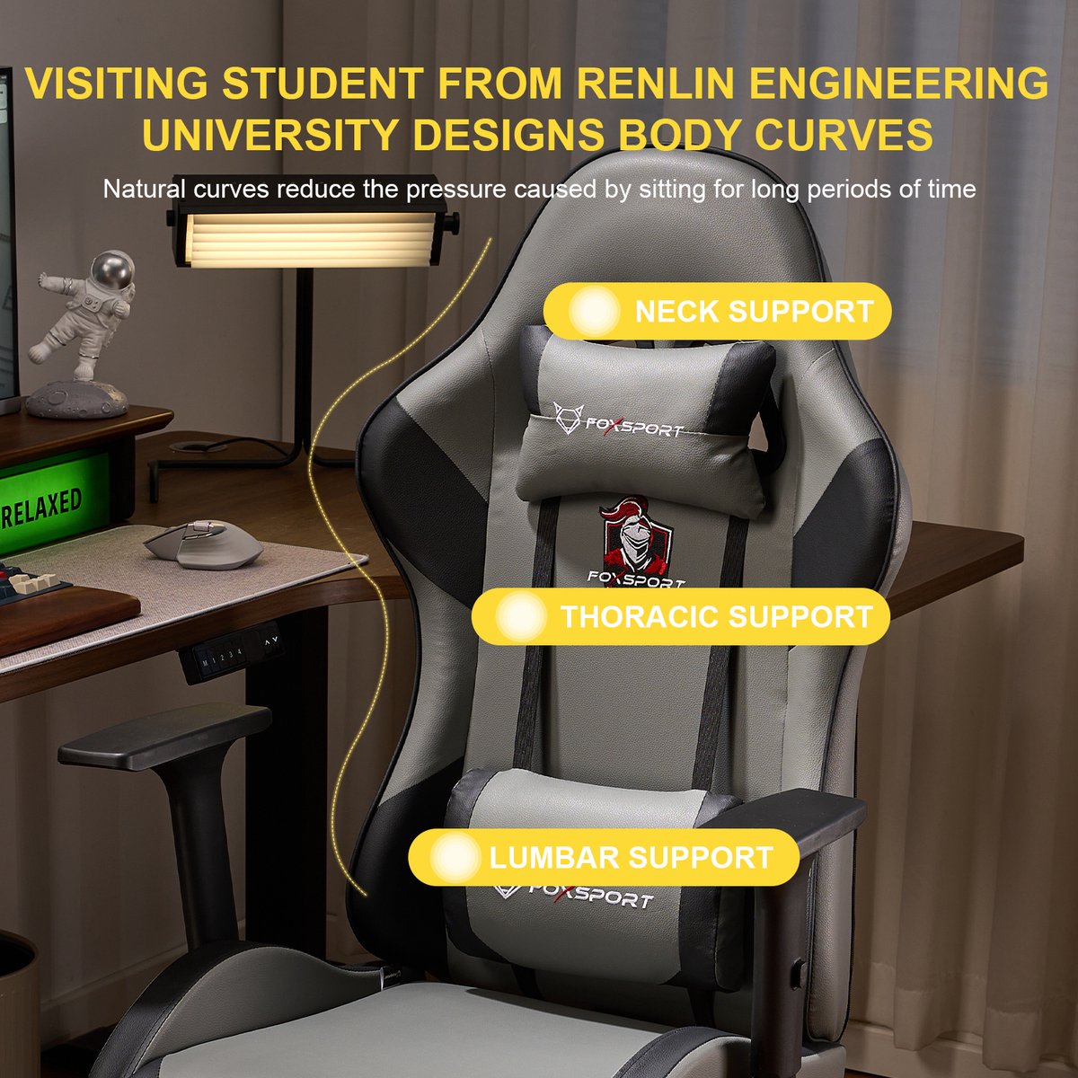 OFMOTRA Gamestoel - Ergonomisch - Gaming Stoel - Bureaustoel - afbeelding 2