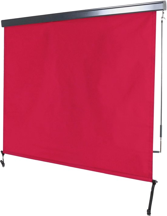 Verticale luifel, HWC-F42, verticale zonwering, inkijkbescherming, buitenrolgordijn, rolgordijn, uv-bescherming 50-stof, 250 x 100 cm, crème-beige Verticale luifel, HWC-F42, verticale zonwering, inkijkbescherming, buitenrolgordijn, rolgordijn, uv-bescherming 50-stof, 250 x 100 cm, crème-beige
