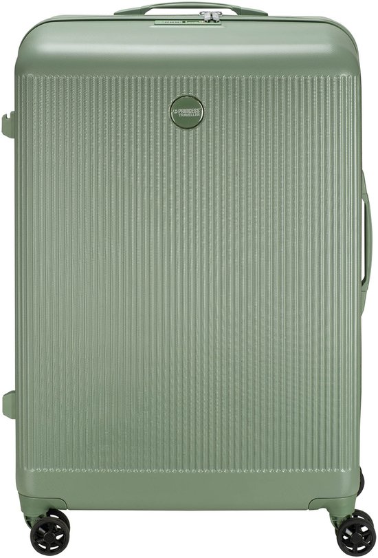 Princess Traveller Oceans – Grote Reiskoffer – Pure Sage – TSA-Slot – 98L koffer – 77x52x29 cm – GRS gecertificeerd