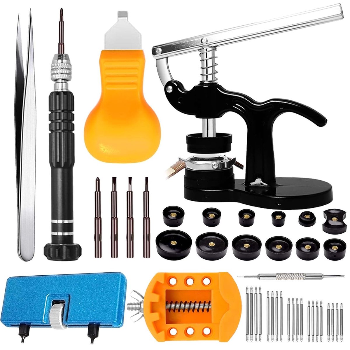 Horloge Reparatie Kit - Inclusief Gereedschap en Accessoires
