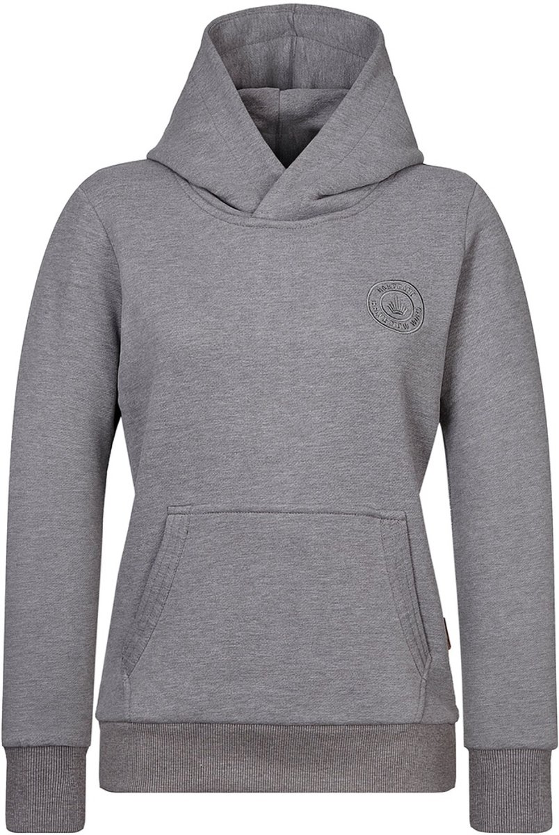 Naketano Damen Hoodie Ina's Lieblingspulli 2401-0002 Dark Grey Melange-XXL