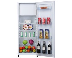Fagor FAF5212 Koelkast Vrijstaand 218L met Vriesvak 4 - Stille Koelkast 41 dB - Compacte Koelkast met LED Verlichting - Wit - Omkeerbare Deur - Label E - Hoogte 141 cm