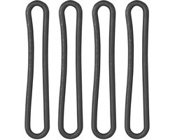 ProPlus Spanrubber - Ø 8 x 200 mm - 4 stuks - Zwart