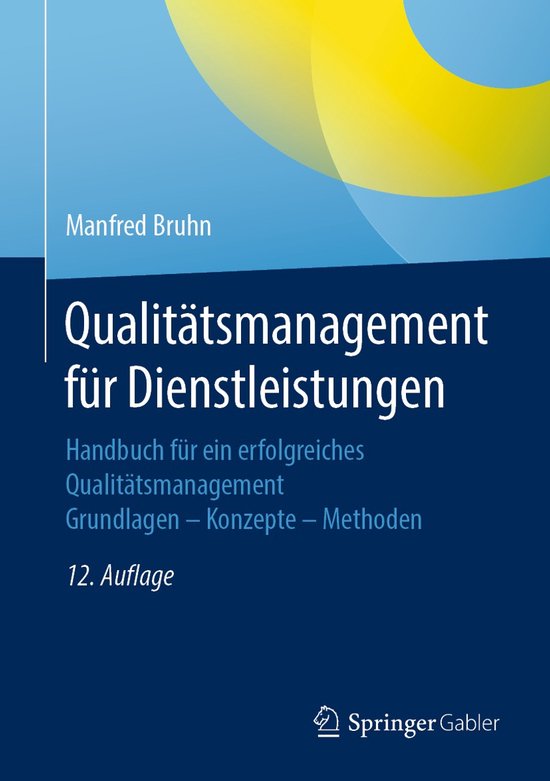 Qualitaetsmanagement fuer Dienstleistungen - cover