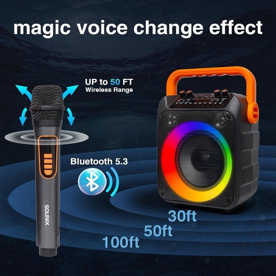 Lalarma Karaokebox met 2 microfoons | Nederland