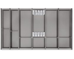 Bestekbak Cuisio grafietgrijs - voor corpusbreedte: 900 mm / breedte (binnen): 820-826 mm / diepte (binnen) 473 mm / hoogte 55 mm