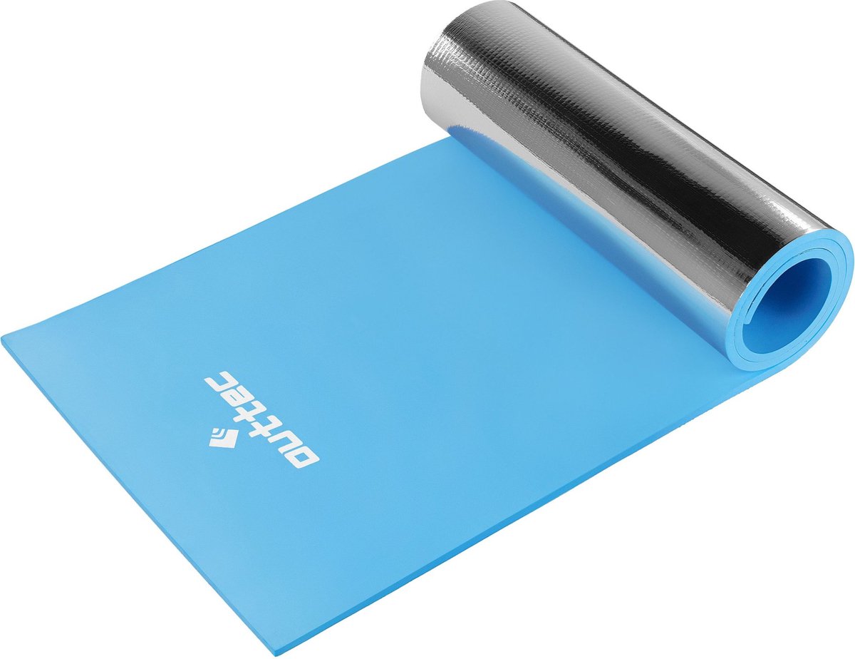 Outtec® Slaapmat EVA met Aluminiumlaag - Isolatiemat - Schuimmat - Kampeermat - Isolerende Mat - 180 x 50 cm - Ultralicht