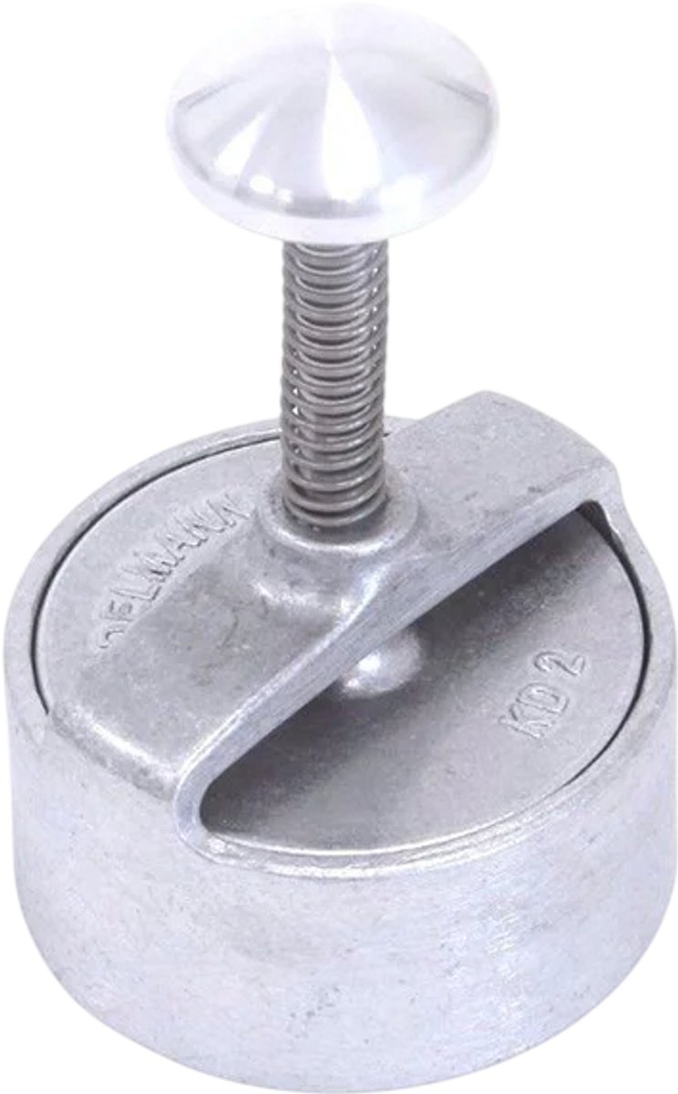 Hamburgerpers aluminium professioneel - rond 10 cm