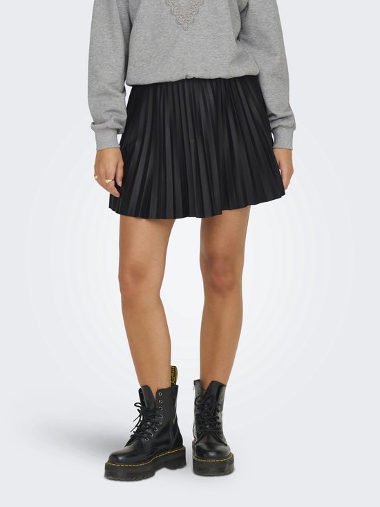 Jacqueline de Yong Rok Jdysoya Jupe Courte Plissée Jrs Dia 15339414 Noir Femme Taille - L