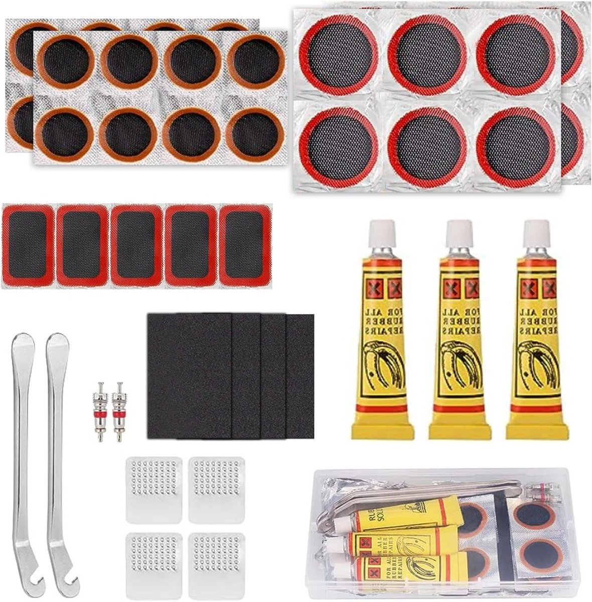 Bandenreparatieset met 49-Delige Set voor Auto en Motorfietsen