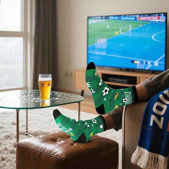 Allecto Plus - Grappige Sokken voor Heren | Vaderdag en Verjaardagscadeau | Mannen | Herensokken met Spreuk | Voetbalsokken | Kerstcadeaus | Eén Maat van Allecto Plus — afbeelding 3