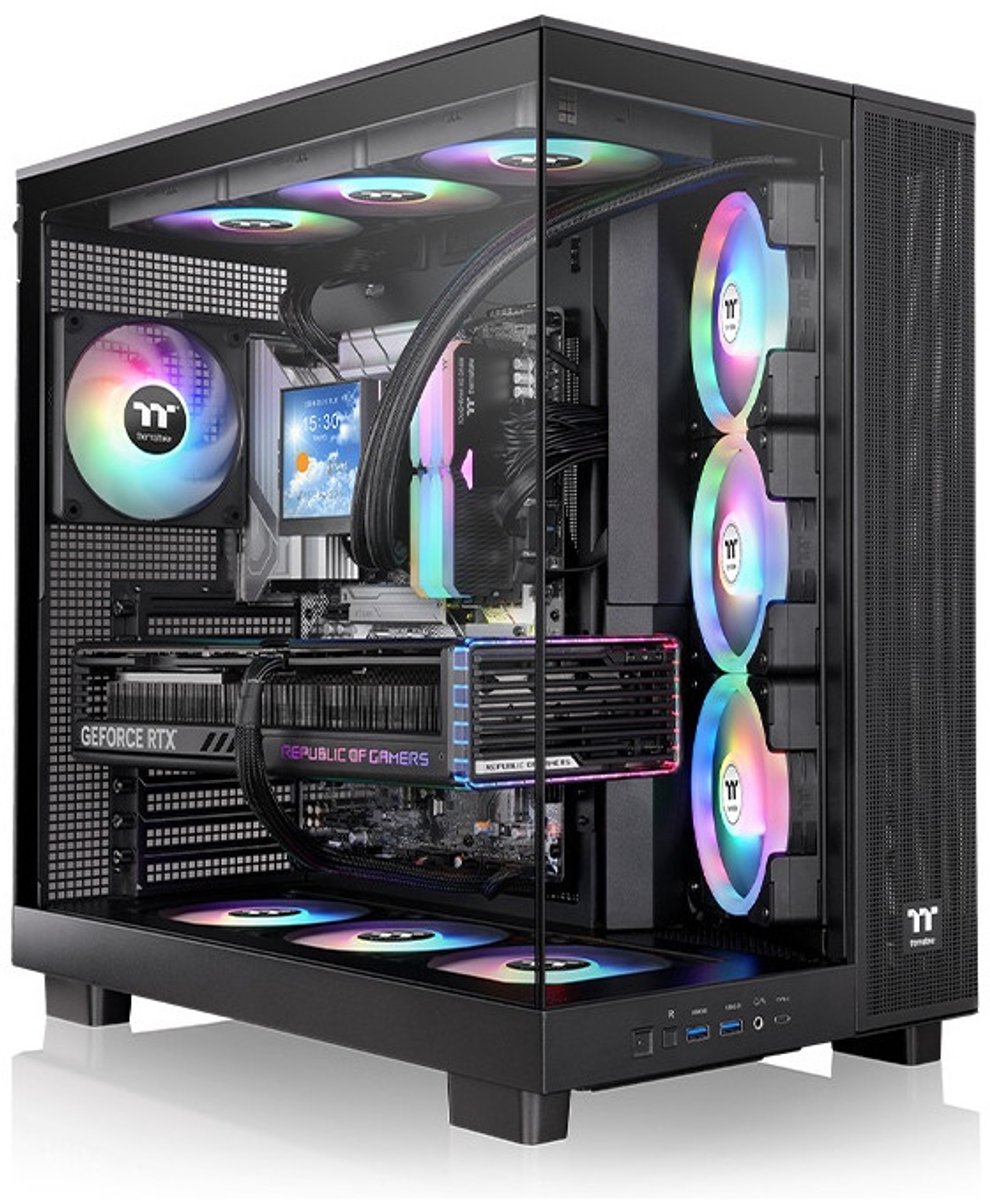 Thermaltake View 380 XL TG ARGB Midi Tower Zwart
