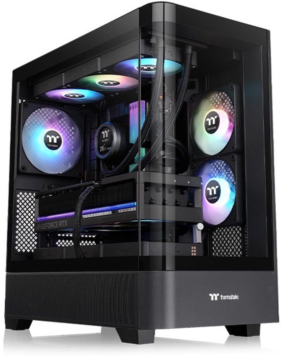 Thermaltake View 290 TG ARGB Midi Tower Zwart
