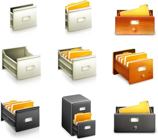 Set van 30 metalen labelhouders - kaartframe voor bestandsnaam - bibliotheeklade - zwart - 60 x 17 mm — afbeelding 3