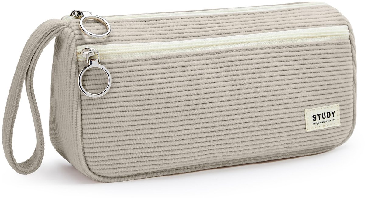 Etui meisjes tieners etui corduroy stof etui school etui voor school, universiteit, werk