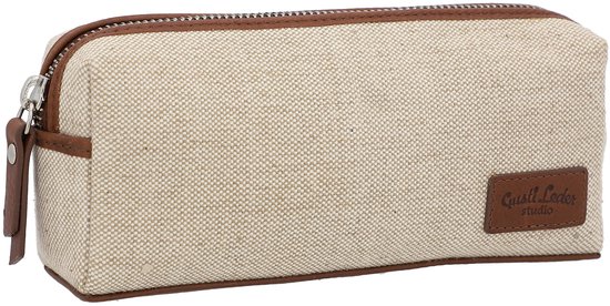 Gusti Schoudertas leer - Clover handtas schoudertas tas stadstas lederen tas vintage zwart leer, zwart