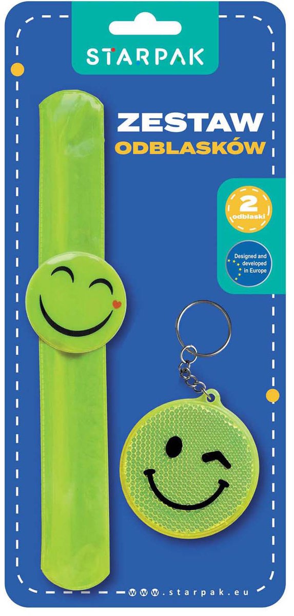 Reflecterende Klaparmband en Sleutelhanger