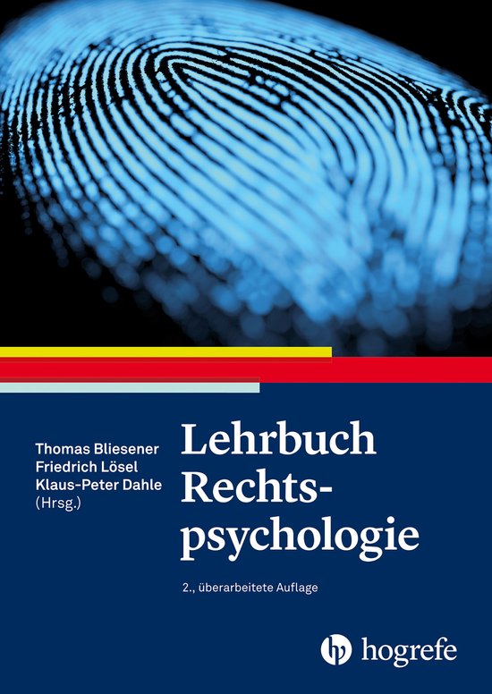 Lehrbuch Rechtspsychologie - cover