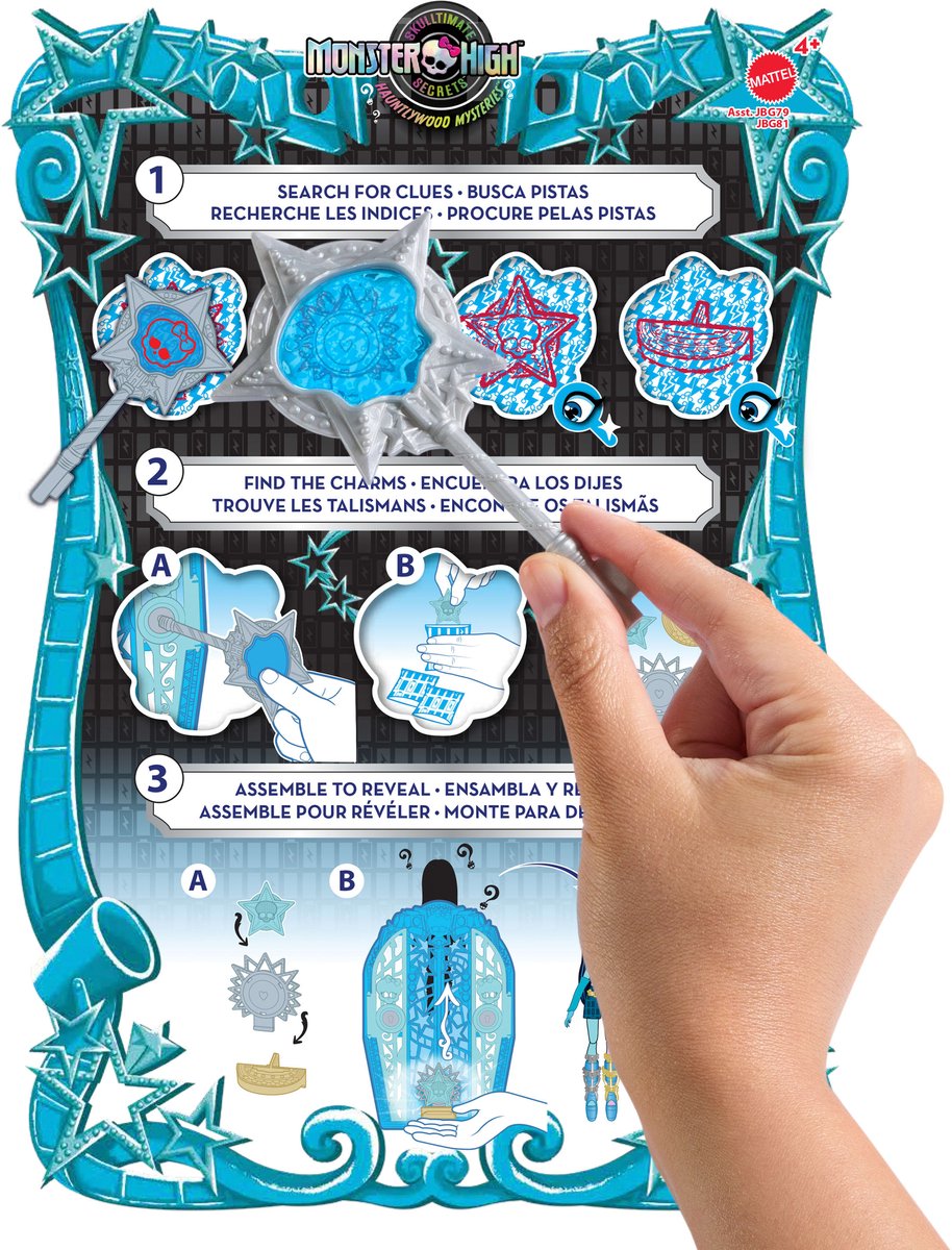Monster High Skulltimate Secrets Frankie Stein Pop — afbeelding 5