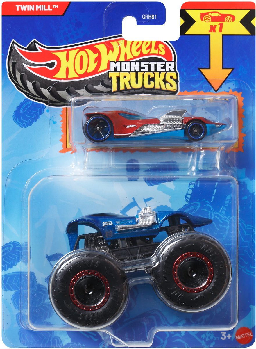 Hot Wheels Monster Trucks Auto - Twin Mill 2-delig inclusief kleine auto