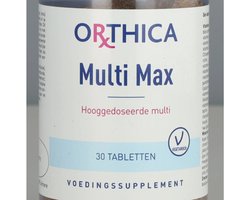 Orthica Orthica Multi Max - hoge dosering vitamines en mineralen - 30 tabletten - 30 stuks