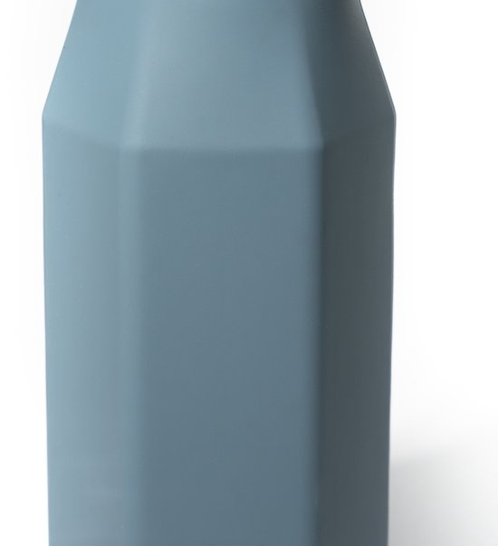 Mabebi - Drinkfles met kliksysteem 350 ml - Lekvrije drinkfles voor kinderen - Waterfles voor onderweg - Siliconen drinkfles met rietje - Schoolbeker - Premium blauw van Mabebi — afbeelding 3