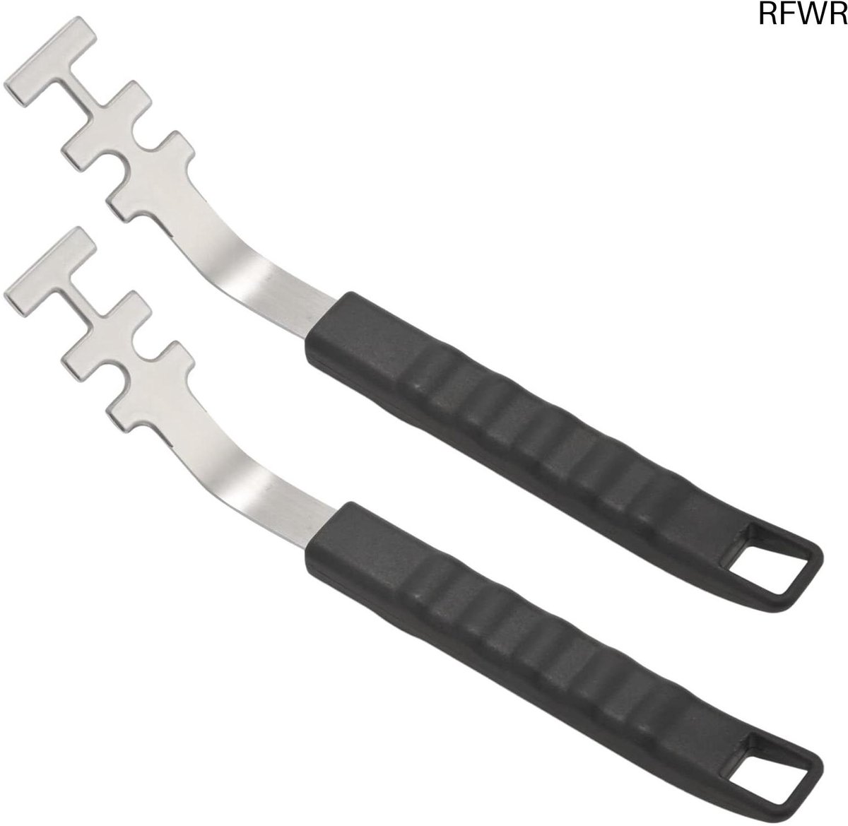 RFWR® Hittebestendige Rooster Tool - Set van 2 BBQ Accessoires voor Camping