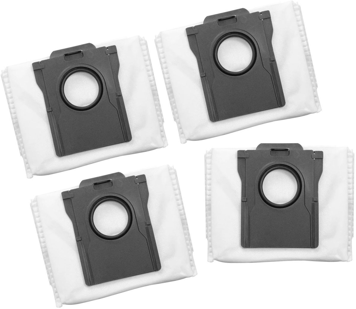 Dreame X30, X40 en X50 Serie Stofzakken (4 Stuks, Plus.Parts® alternatief voor RDB7 / RDB8)