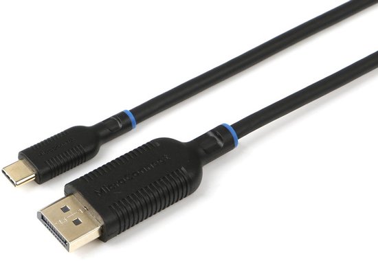 Microconnect MC-USBCDP3, 3 m, USB Type-C, DisplayPort, Mâle, Mâle, Droit