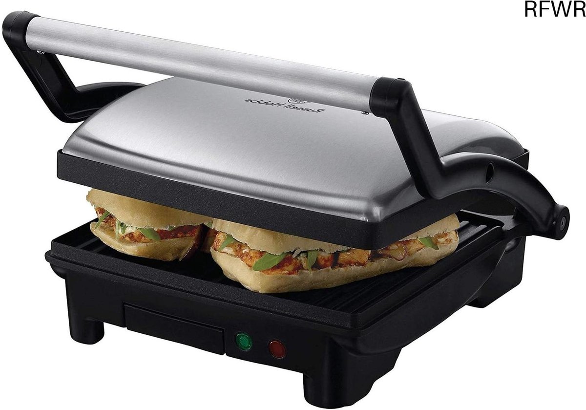 RFWR® 3-in-1 Paninigrill en Tafelgrill met Verstelbaar Scharnier - 1800 Watt