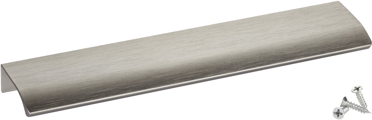 SOTECH meubelgreep Blanket Alex geborsteld inox look 200 mm Ladegrepen voor montage achteraan incl. bevestigingsschroeven