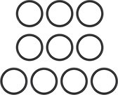 Allecto Plus - Rubber O-ringen voor Afvoer - Set van 10 stuks - Badkamer en Keuken Accessoires.