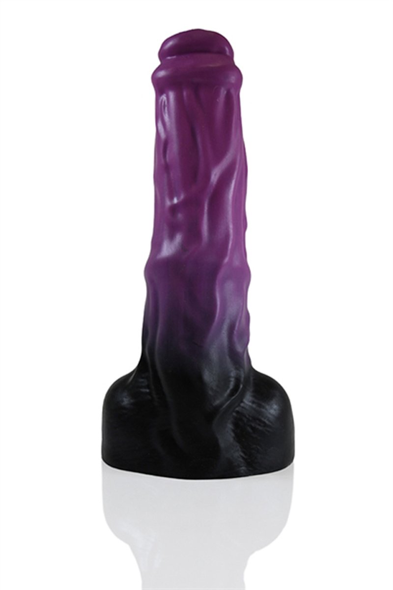 Hellhound pegasus dildo - zwart paars