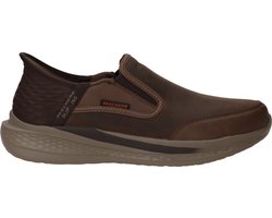 Skechers Slade - Cooper Heren Instappers - Bruin