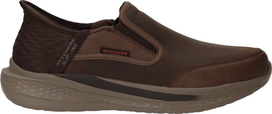 Skechers Slip-Ins pour hommes en Cuir marron 205237/CDB