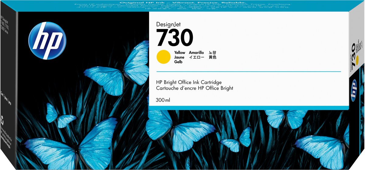 Original Ink Cartridge HP P2V70A Yellow