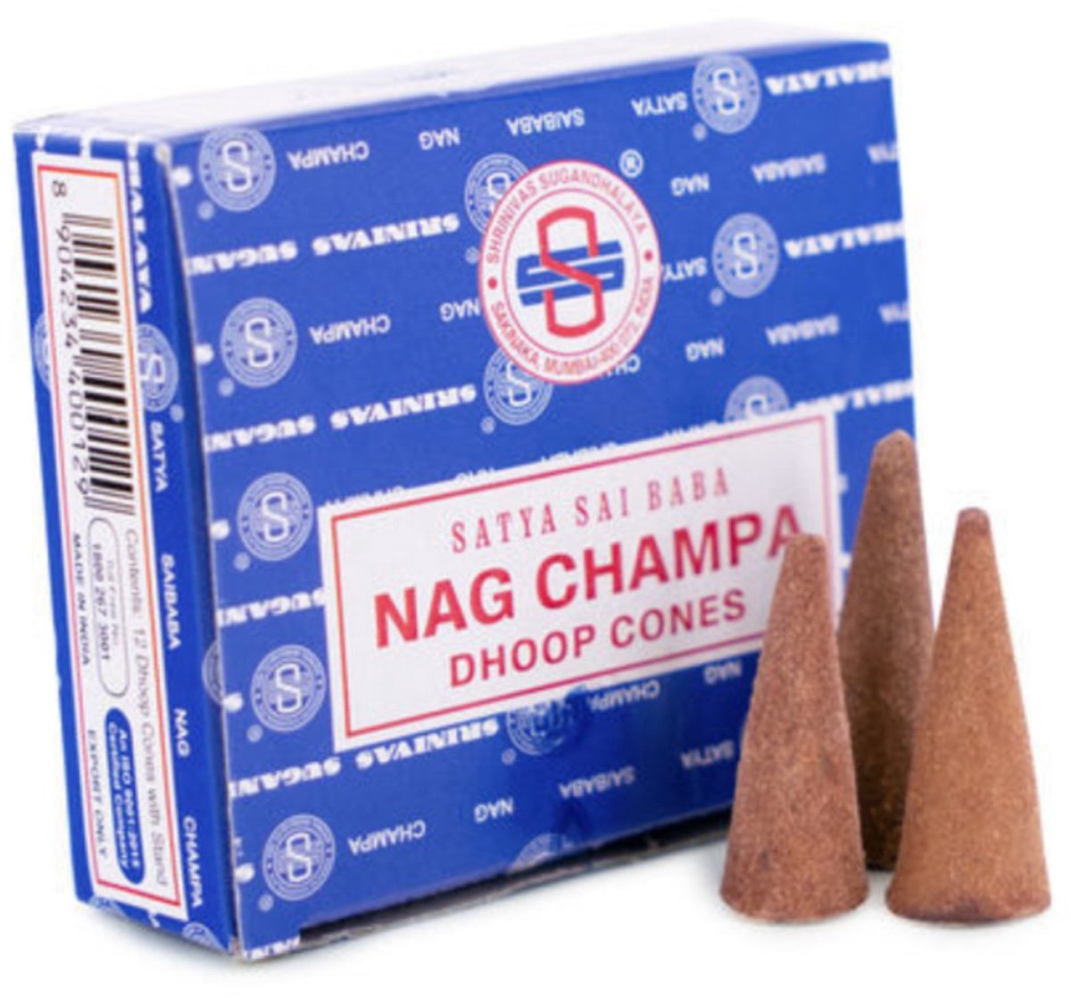 Satya INCIENSO CONO NAGCHAMPA 12X19G bruin