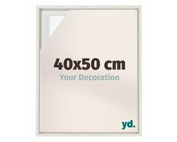 Your Decoration - Baklijst 40x50 cm - Wit Mat - Baklijst voor Canvas - MDF - Lyon