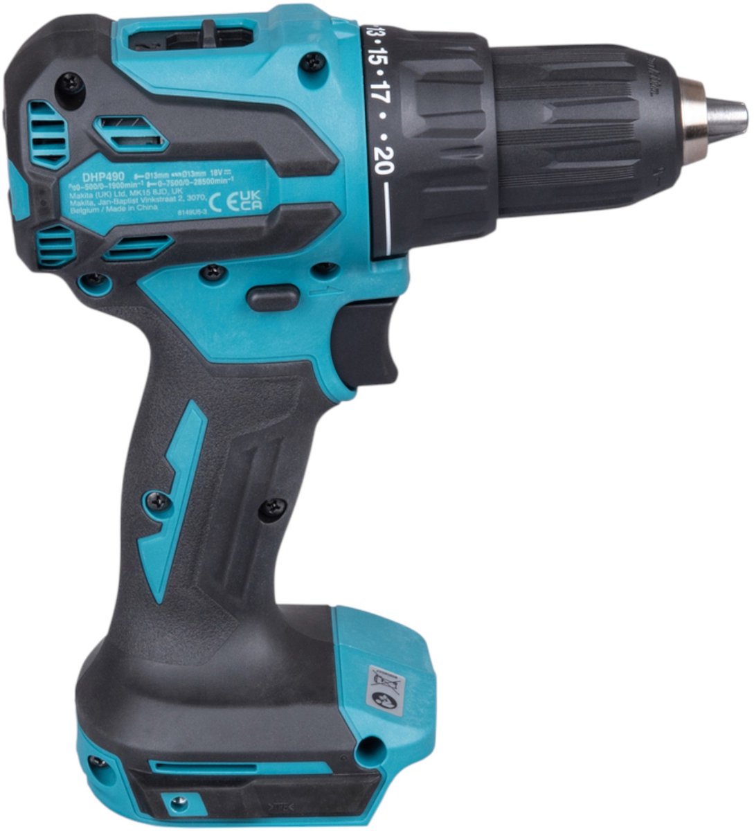 Makita DHP490Z Accu klop-/schroefboormachine 18V Basic Body – foto 4