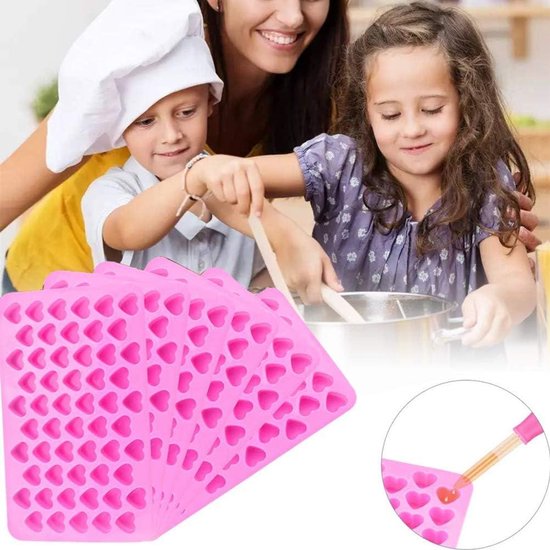 Siliconen mallen voor Wax Melts, Wax Melt Moulds Siliconen met Druppelaar 55 Hartvorm Zoete Siliconen mallen voor Wax Melts, Wax Melt Moulds Siliconen met Druppelaar 55 Hartvorm Zoete