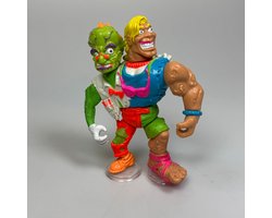 Display stands voor Toxic Crusaders figuren - 1 inch - 2,54 cm - Star Stands - voetjes - vitrine display - transparant rond - standaard voor presentatie - verzamelobjecten - vintage action figure accessoires