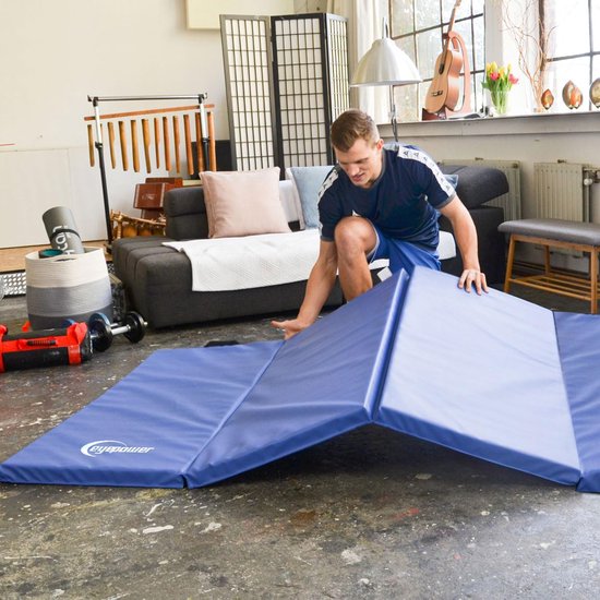 RFWR® Opvouwbare Gymnastiekmat 5cm Dikte - Zachte Vloermat voor Sport en Fitness - Perfect voor Thuis en Buiten van RFWR — afbeelding 2