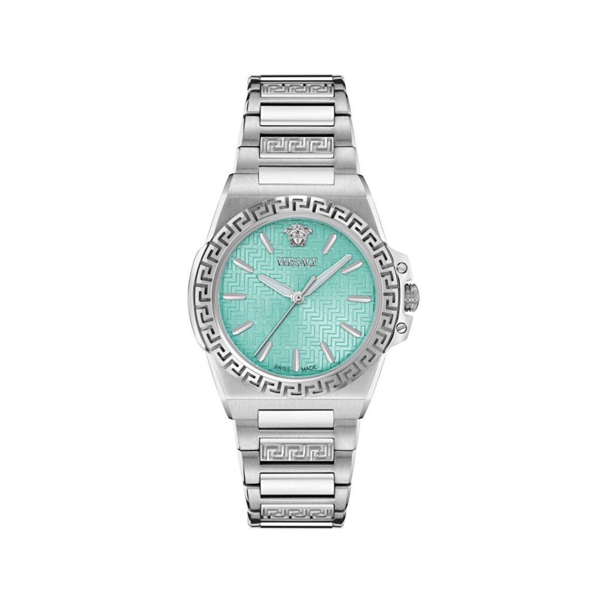Versace Greca Reaction VE0D00325 Horloge - Staal - Zilverkleurig - Ø 38 mm