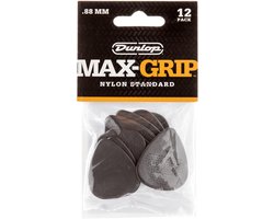 Dunlop 449P088 Max Grip Plectrum 0.88mm 12-Pack - Plectra, zakje met 12 stuks